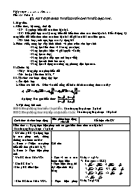 Giáo án Toán 9 (Đại số) - Tuần 5