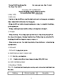 Giáo án Toán 9 (Hình học) - Tuần 18 - Năm học