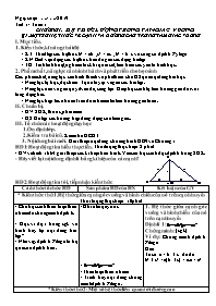 Giáo án Toán 9 - Tiết 1, Bài 1: Một số hệ thứ