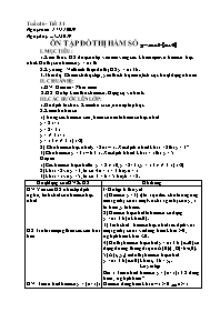 Giáo án Toán 9 - Tuần 16 - Năm học 2019-2020