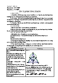 Giáo án Toán 9 - Tuần 17 - Năm học 2019-2020