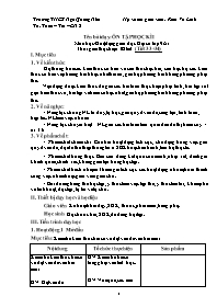 Giáo án Toán 9 - Tuần 17 - Năm học 2023-2024 