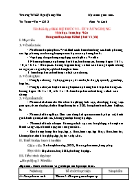 Giáo án Toán 9 - Tuần 28 - Năm học 2023-2024 