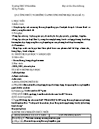 Giáo án Toán 9 - Tuần 28+29 - Năm học 2021-20