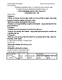 Giáo án Toán 9 - Tuần 30 - Năm học 2021-2022 