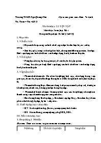 Giáo án Toán học Lớp 9 - Tuần 19 - Năm học 20