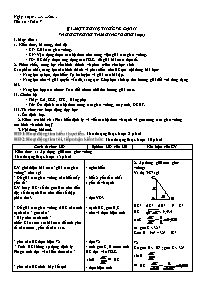 Giáo án Toán Lớp 9 (Hình học) - Tuần 7
