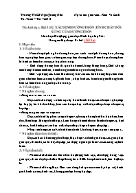 Giáo án Toán Lớp 9 - Tuần 10 - Năm học 2023-2