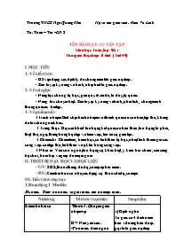 Giáo án Toán Lớp 9 - Tuần 25 - Năm học 2023-2