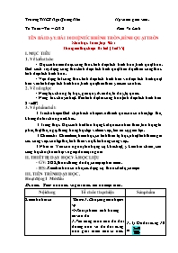 Giáo án Toán Lớp 9 - Tuần 28 - Năm học 2023-2