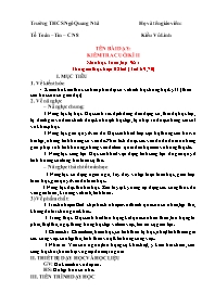 Giáo án Toán Lớp 9 - Tuần 35 - Năm học 2023-2