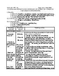 Giáo án Tự chọn môn Ngữ văn 9 - Tuần 20, Tiết