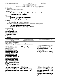 Giáo án Tự chọn Ngữ văn 6 - Tuần 7, Tiết 5: R