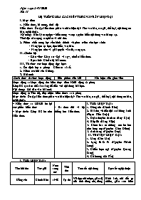 Giáo án Tự chọn Ngữ văn 9 - Tiết 11: Hệ thống