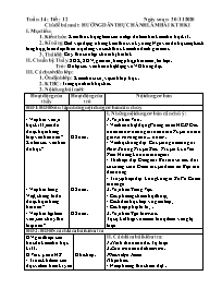 Giáo án Tự chọn Ngữ văn 9 - Tiết 12: Hướng dẫ