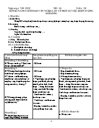 Giáo án Tự chọn Ngữ văn 9 - Tiết 14: Rèn kĩ n