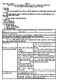Giáo án Tự chọn Ngữ văn 9 - Tiết 18: Rèn kĩ n
