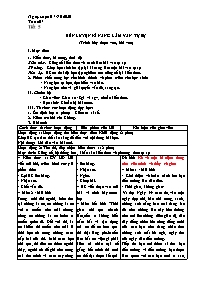 Giáo án Tự chọn Ngữ văn 9 - Tiết 5: Rèn kĩ nă