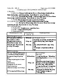 Giáo án Tự chọn Ngữ văn 9 - Tuần 10, Tiết 8: