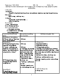 Giáo án Tự chọn Ngữ văn 9 - Tuần 20, Tiết 14: