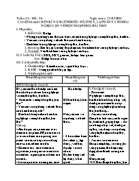 Giáo án Tự chọn Ngữ văn 9 - Tuần 22, Tiết 16: