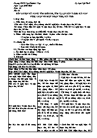 Giáo án Tự chọn Ngữ văn 9 - Tuần 22, Tiết 16: