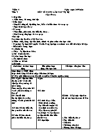 Giáo án Tự chọn Ngữ văn 9 - Tuần 5, Tiết 3: L