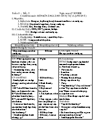 Giáo án Tự chọn Ngữ văn 9 - Tuần 5, Tiết 3: R