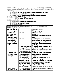 Giáo án Tự chọn Ngữ văn 9 - Tuần 6, Tiết 4: R