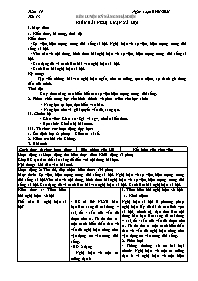 Giáo án Tự chọn Ngữ văn Lớp 9 - Tuần 19, Tiết
