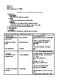 Giáo án Tự chọn Tiếng Anh 9 - Period 18, Less