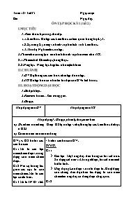 Giáo án Vật lí 9 - Tuần 18