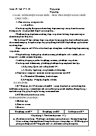 Giáo án Vật lí 9 - Tuần 19-21