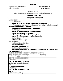 Giáo án Vật lí 9 - Tuần 28 - Năm học 2021-202