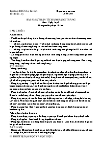 Giáo án Vật lí 9 - Tuần 28+29 - Lê Thị Trí