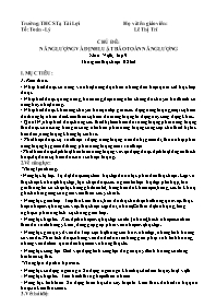 Giáo án Vật lí 9 - Tuần 29 - Lê Thị Trí