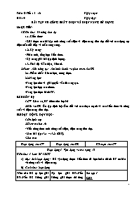 Giáo án Vật lí 9 - Tuần 8+9