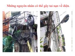 Bài giảng môn Vật lí Lớp 9 - Bài 19: Sử dụng