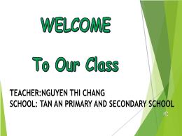 Bài giảng Tiếng anh 2 (Global success) - Unit