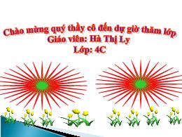 Bài giảng Toán 4 - Cộng các phân số cùng mẫu