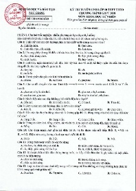 Đề thi tuyển sinh Lớp 10 THPT theo chương trì