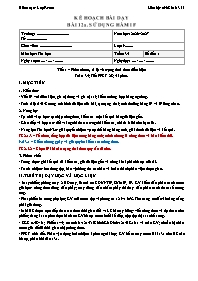 KHBD Tin học lớp 9 năm học 2026-2027 - Bài 12