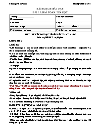 KHBD Tin học lớp 9 năm học 2026-2027 - Bài 15